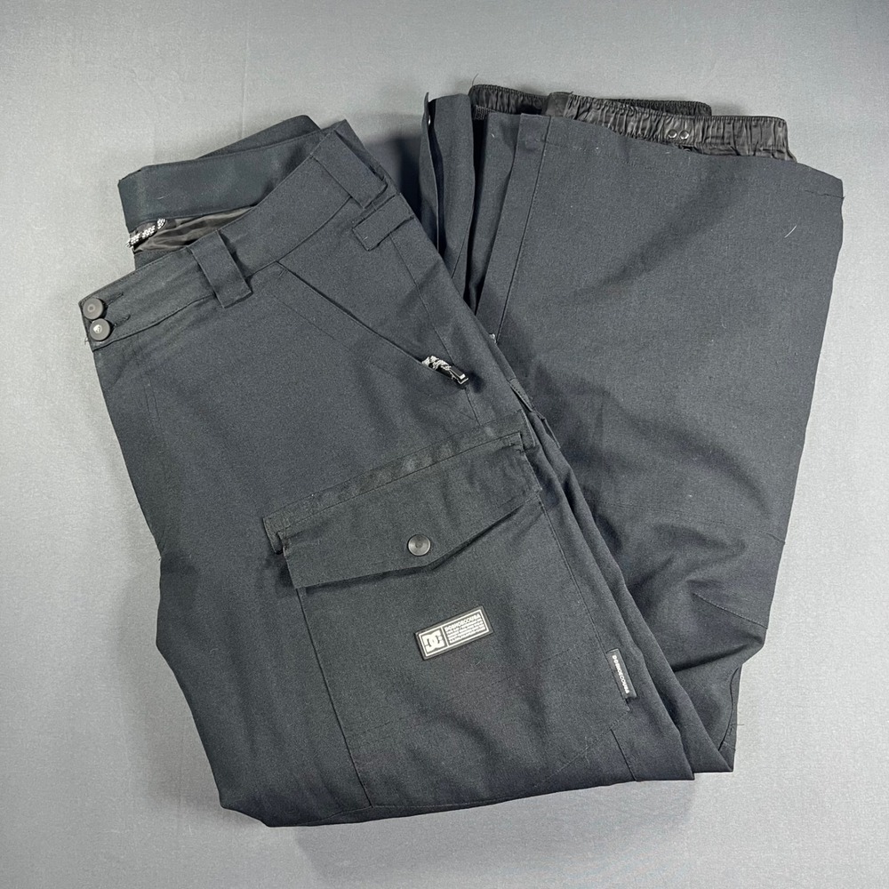DC Shoes Co USA Mens 15K Waterproof Snowboard Pants Black Cargo Size Large L - Picture 11 of 12